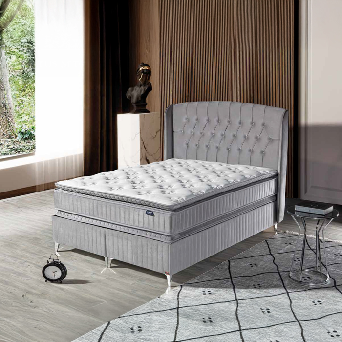 Gümüş Gri Lotus Set
